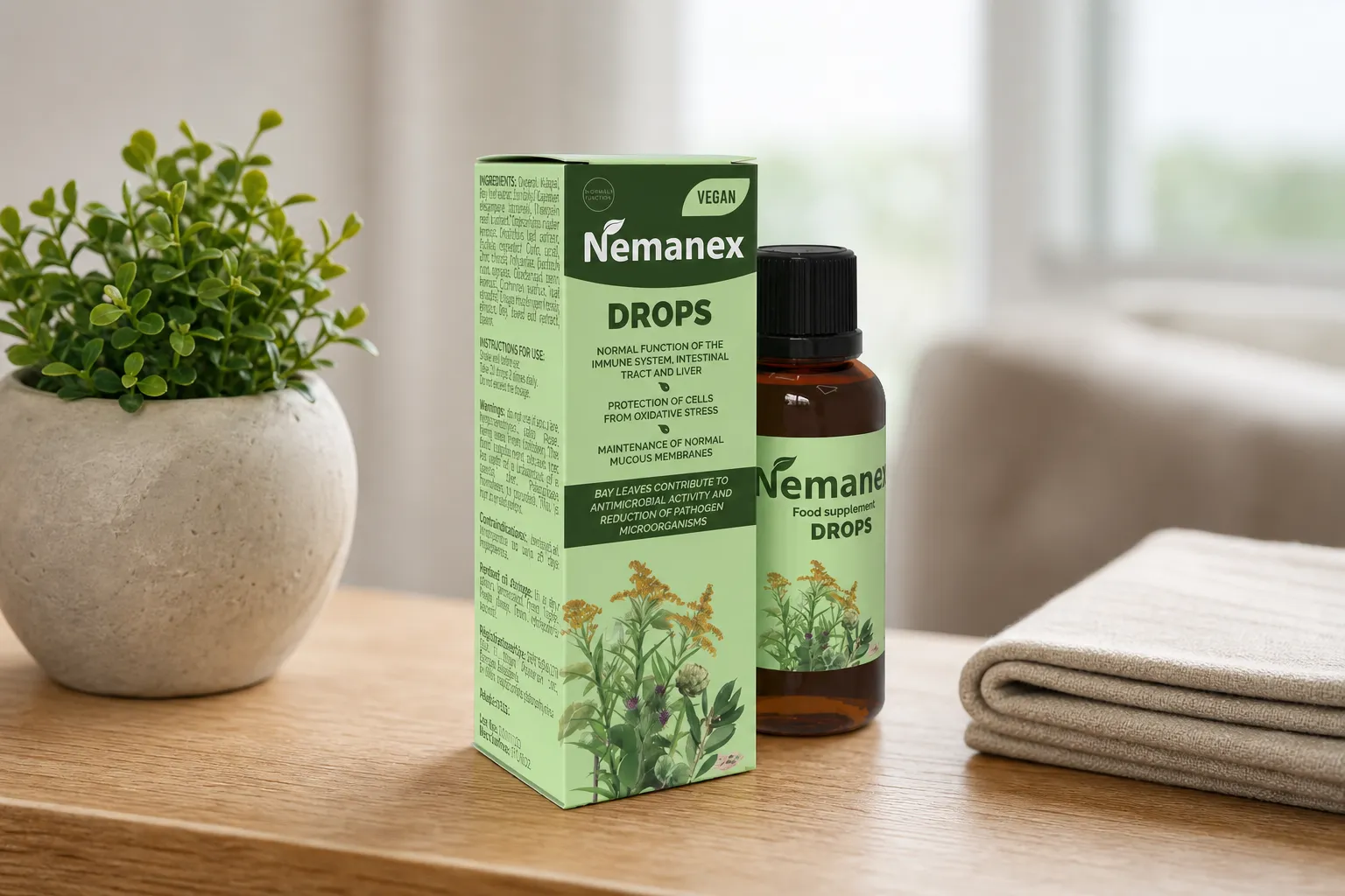 Nemanex Cystitis — le produit au quotidien