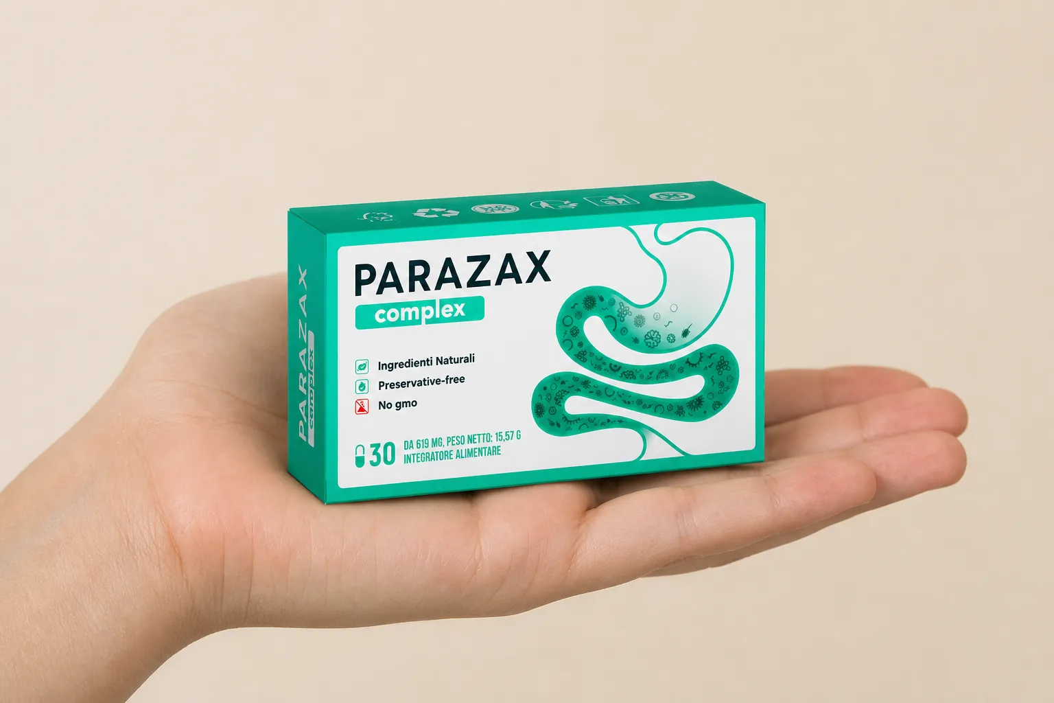 Parazax Complex — le produit en main