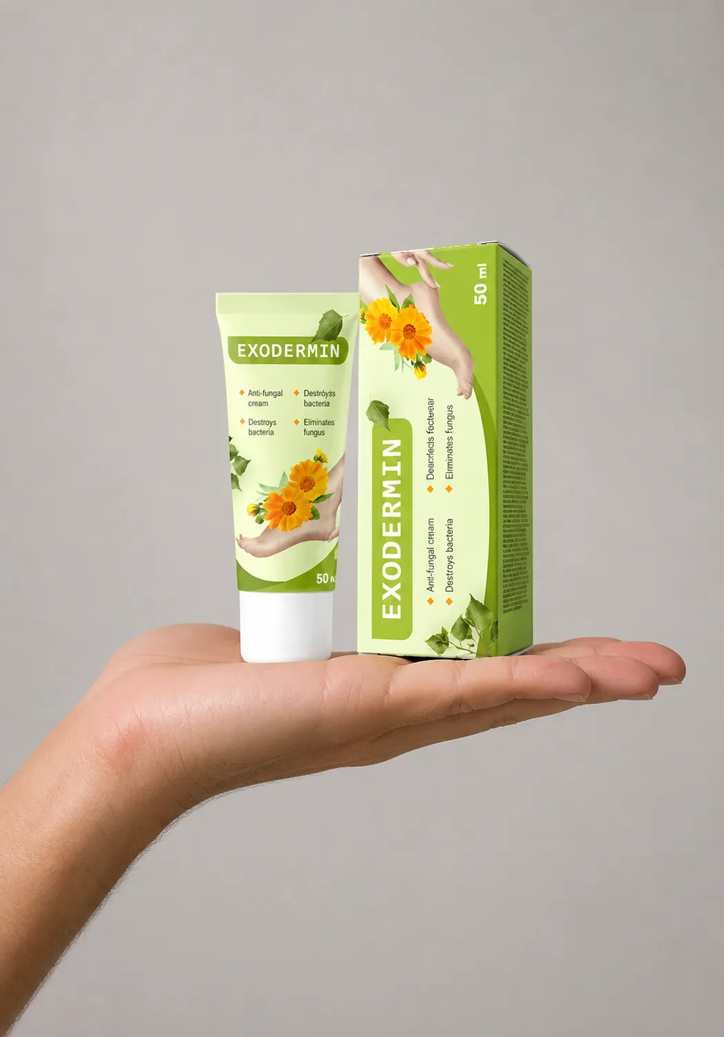 Exodermin — le produit en main