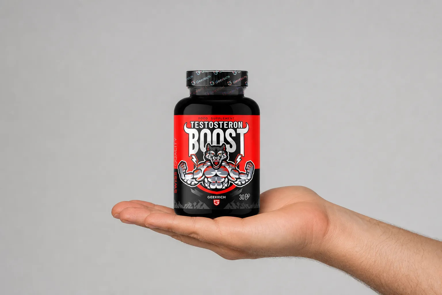 Testosteron Boost — le produit en main