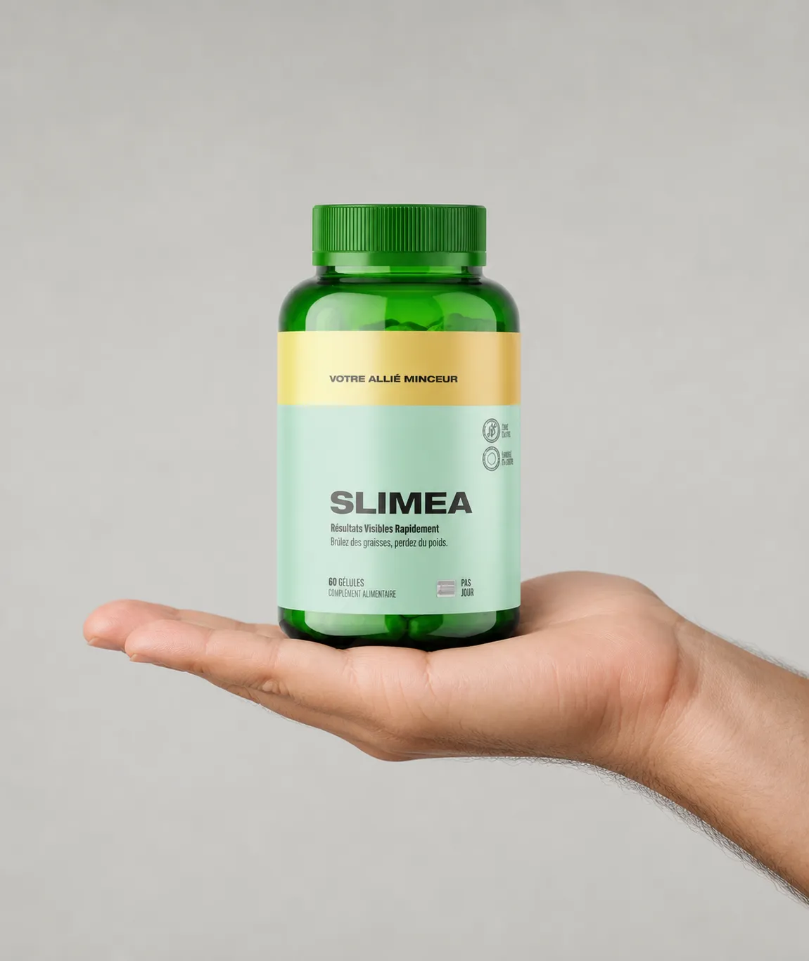 Slimea — le produit en main