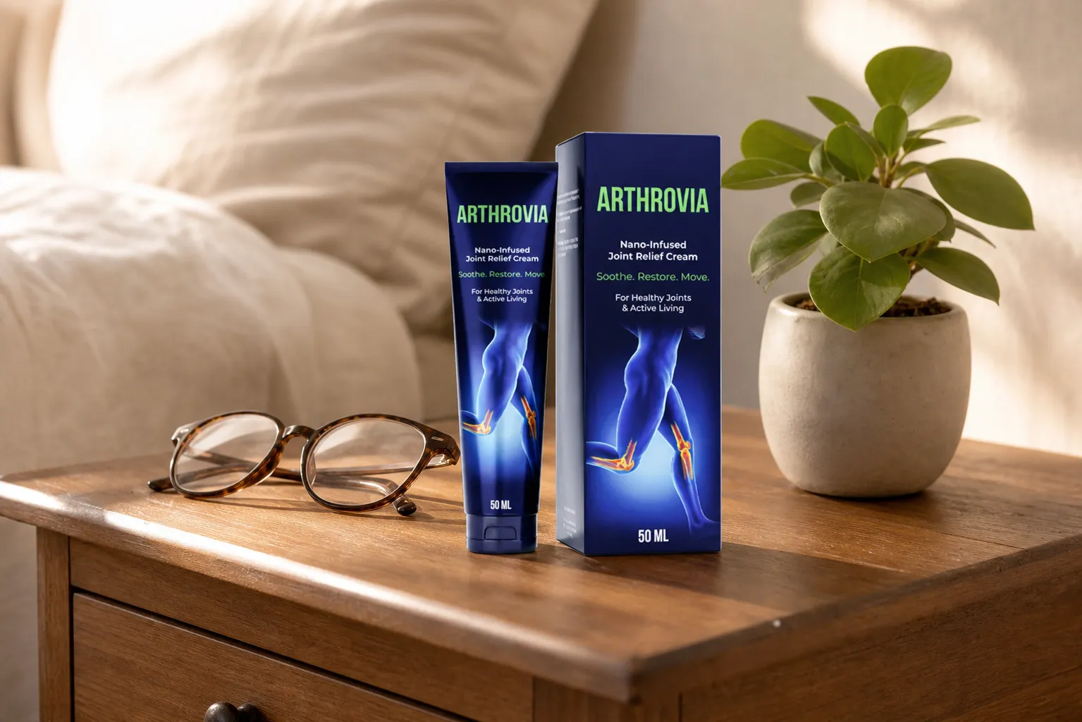 Arthrovia — le produit au quotidien