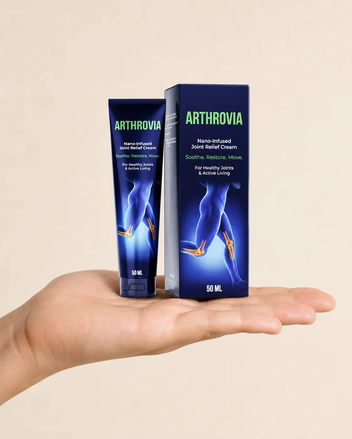 Arthrovia — le produit en main