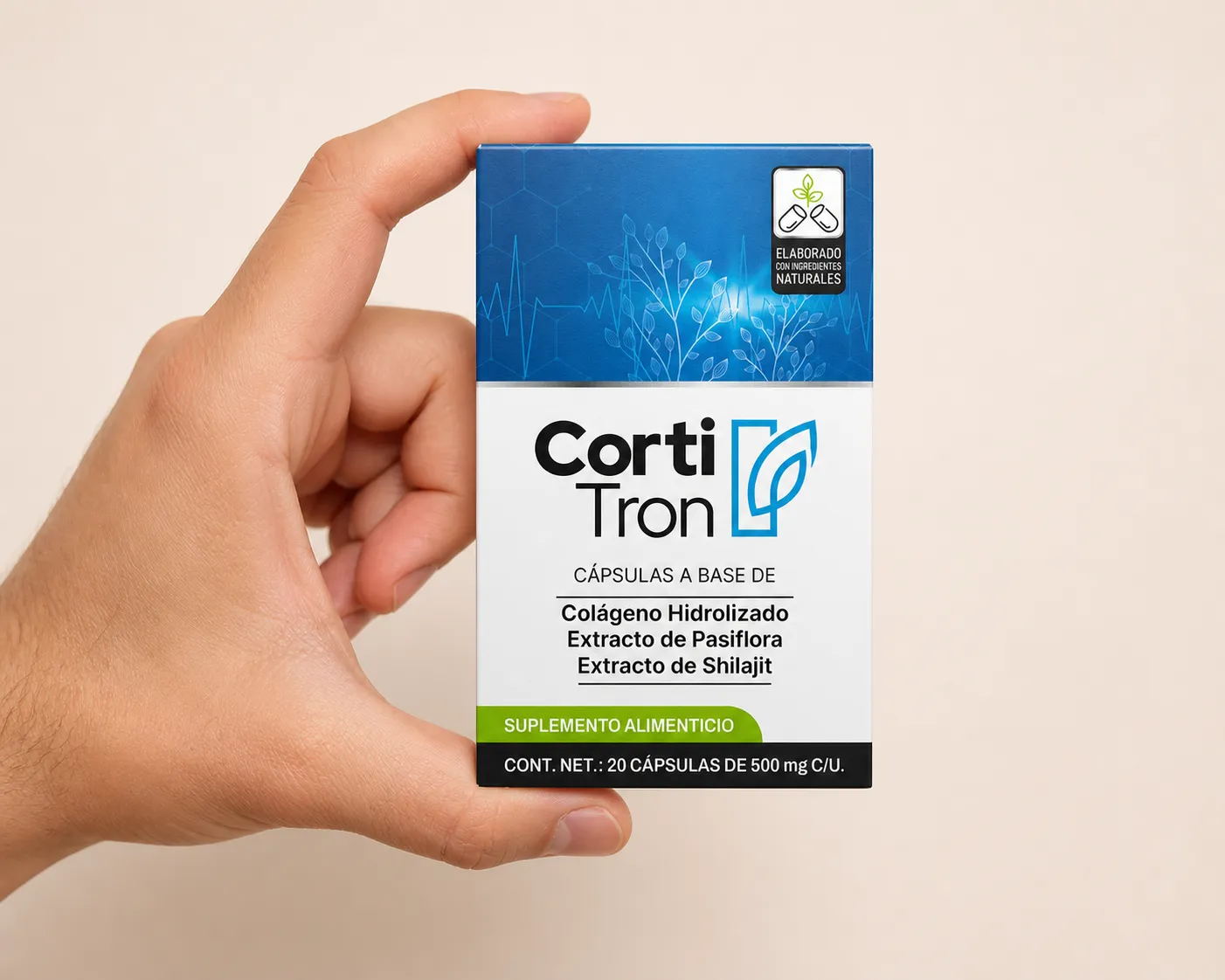 Cortitron — le produit en main