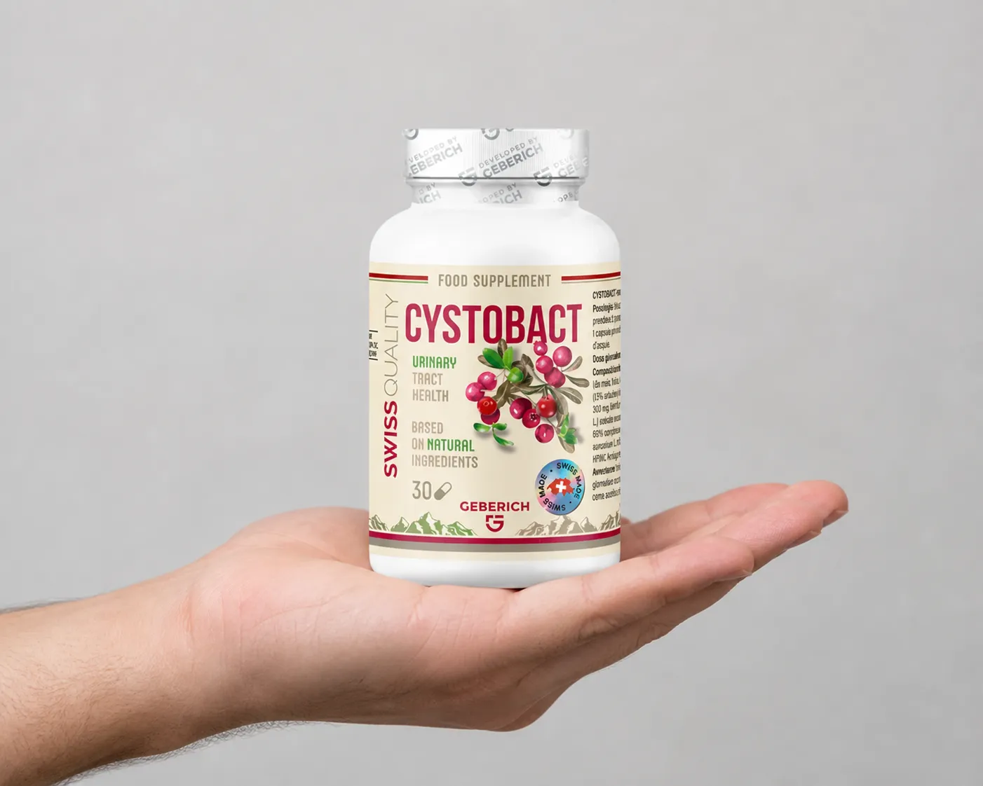 CYSTOBACT — le produit en main