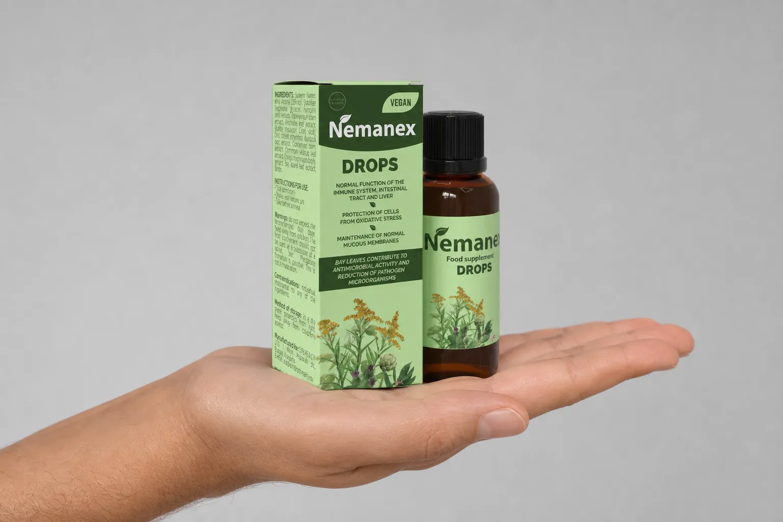 Nemanex — le produit en main